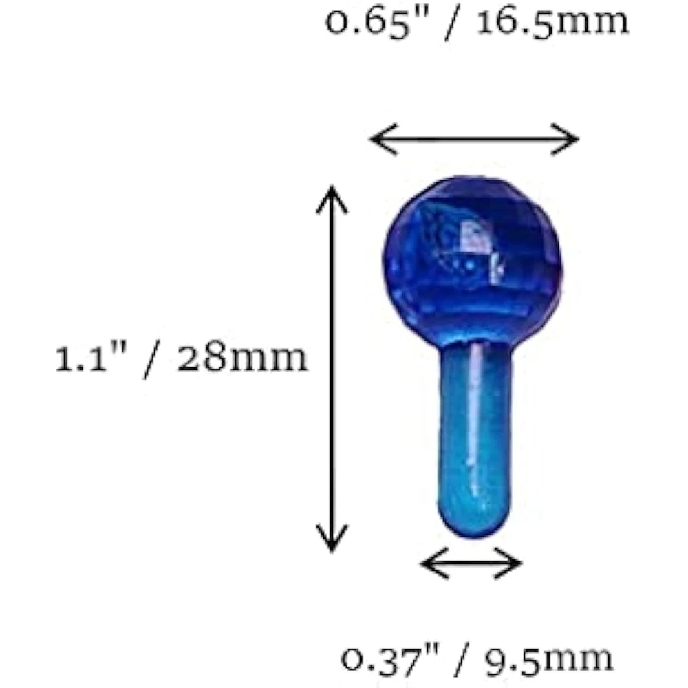 Creative Hobbies® Plastic Lites For Ceramic Christmas Trees, Faceted Globe Light Ornaments, Multi Colors, 100 Piece Pack 3 Creative Hobbies® Plastic Lites For Ceramic Christmas Trees, Faceted Globe Light Ornaments, Multi Colors, 100 Piece Pack - Image 3