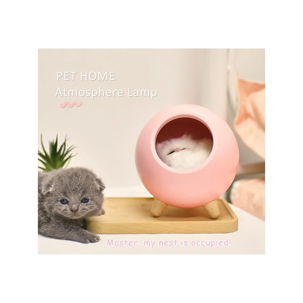 LEDHOLYT Room Decor For Women, Cat Night Light For Bedroom, Cat Lover Gifts For Women Wife Mom Teen Girls, Cute Cat House Valentine Christmas Birthday Gifts.(Night Light Version, Pink) 2 LEDHOLYT Room Decor For Women, Cat Night Light For Bedroom, Cat Lover Gifts For Women Wife Mom Teen Girls, Cute Cat House Valentine Christmas Birthday Gifts.(Night Light Version, Pink) - Image 2