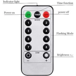 AMARS Battery Operated Globe String Lights With Remote Control 33FT LED Twinkle Ball Fairy Lights Room Wall Hanging Decorative Lighting For Christmas Bedroom Patio Indoor Outdoor (Warm White) -Xmas Lighting Shop 41OLB2LvlL. AC US1000