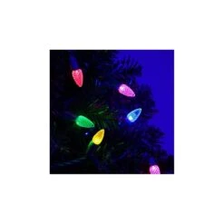 MXTCLM C3 Christmas Lights, 50 LED Strawberry String Lights, 18.31ft Multicolor C3 Lights, Fairy Lights For Outdoor, Indoor, Garden, Yard, Home, Party, Christmas Tree Decorations (Multicolor) -Xmas Lighting Shop 41SRYWjsZL. AC SR10001000
