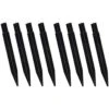 EVOSUMMER 8 PCS X 8.25" Plastic Ground Spikes,Solar Torch Lights Replacement ABS Plastic Ground Spikes Stake For Christmas Pathway Markers (8 PCS Plastic Spikes)