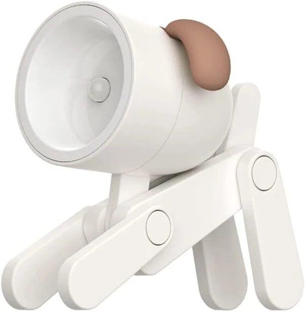 SpassLeben Cute Night Light For Kids, Mini Led Table Desk Lamp, Decorative Lamp Nightstand, Animal Pet Nightlights, Christmas Decorate Birthday Gifts For Children, Students (1 X Off-White Dog) 2 SpassLeben Cute Night Light For Kids, Mini Led Table Desk Lamp, Decorative Lamp Nightstand, Animal Pet Nightlights, Christmas Decorate Birthday Gifts For Children, Students (1 X Off-White Dog) - Image 2