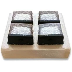 HORING Solar Glass Brick Light - Crystal Brick Stone - Garden Solar Ice Cube Charming Glass Brick Lights Colour Change LED Garden Courtyard Pathway Patio Pool Outdoor Decoration Christmas(RGB 4PCS) 15 HORING Solar Glass Brick Light - Crystal Brick Stone - Garden Solar Ice Cube Charming Glass Brick Lights Colour Change LED Garden Courtyard Pathway Patio Pool Outdoor Decoration Christmas(RGB 4PCS) -Xmas Lighting Shop 41ns29numLL. AC US1000