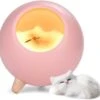 LEDHOLYT Room Decor For Women, Cat Night Light For Bedroom, Cat Lover Gifts For Women Wife Mom Teen Girls, Cute Cat House Valentine Christmas Birthday Gifts.(Night Light Version, Pink)