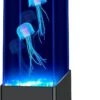 SENCU Gifts For Adults Kids, Multi-Color Jellyfish Lava Lamps, USB Powered Aquarium Night Lights, Home Office Room Desktop Decoration, Gift For Christmas, Halloween, Birthdays, Holidays
