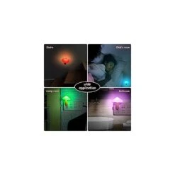 8 Pieces LED Mushroom Night Light Mushroom Night Lamp Plug In Lamp 7-Color Changing Mini Mushroom Lights Decorative Lights For Adults Kids Baby Children Thanksgiving Christmas -Xmas Lighting Shop 515flSlCwYS. AC SR10001000