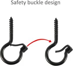 Q-Hanger Hooks For Outdoor String Lights Safety Screw Hook Home Christmas Lights Hanger Hooks For Garage New Year Party Outdoor Wire Fairy Led Lights (Hook C) 10 Q-Hanger Hooks For Outdoor String Lights Safety Screw Hook Home Christmas Lights Hanger Hooks For Garage New Year Party Outdoor Wire Fairy Led Lights (Hook C) -Xmas Lighting Shop 519jeh75ogL. AC SL1500