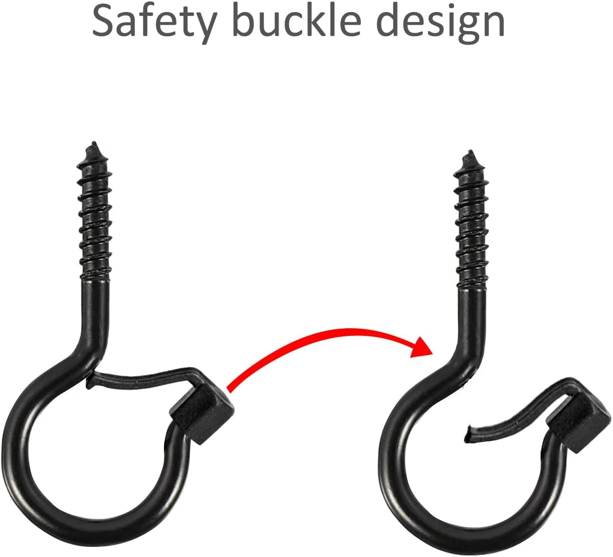 Q-Hanger Hooks For Outdoor String Lights Safety Screw Hook Home Christmas Lights Hanger Hooks For Garage New Year Party Outdoor Wire Fairy Led Lights (Hook C) 4 Q-Hanger Hooks For Outdoor String Lights Safety Screw Hook Home Christmas Lights Hanger Hooks For Garage New Year Party Outdoor Wire Fairy Led Lights (Hook C) - Image 4