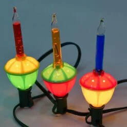 Christmas Bubble Lights Set Of 9 Multicolor Bubble Lights, 8.8Ft Vintage Bubble Light With 10 Color Bubble Bulbs(1 Spare), Traditional Bubble Lights For Holiday Christmas Lighting, E12 Base, Green -Xmas Lighting Shop 519xL51mwgL. AC SL1001