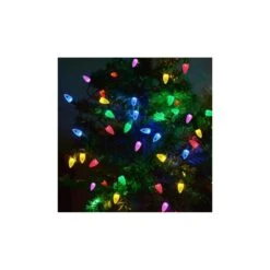 MXTCLM C3 Christmas Lights, 50 LED Strawberry String Lights, 18.31ft Multicolor C3 Lights, Fairy Lights For Outdoor, Indoor, Garden, Yard, Home, Party, Christmas Tree Decorations (Multicolor)