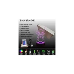 Stitch Night Light Gifts, Lilo And Stitch 3D Led Table Lamp Remote Intelligent Remote Control Stitch Table Lamp 16 Color Stitch Light For Christmas Stitch Gifts Children's Room Decoration -Xmas Lighting Shop 51NSJNW9m8L. AC SR10001000