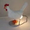 Chicken Egg Lamp,3D Chicken Table Lamp, LED Egg Lamp,Funny Resin Chicken Night Light With USB,，A Christmas Birthday Gift For Friends