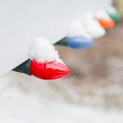 C7 Christmas Replacement Bulbs, 25 Pack Multicolor Ceramic Light Bulbs For Christmas Outdoor Indoor String Lights, E12/C7 Base, 5 Watt -Xmas Lighting Shop 51SgCqhrChL. AC SL1500