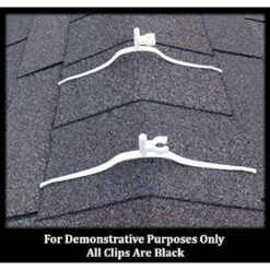 Canny Systems Ridge Clip Christmas Light Mounts For Roof Ridge Line (Qty 25) -Xmas Lighting Shop 51Wl4iaheEL. AC US1000