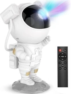 GRETMIX Night Light,Galaxy Projector Astronaut Space Light,Star Starry Nebula Ceiling Bedroom LED Lamp With Timer & Remote,Gifts For Kids Room Decor,Birthdays,Christmas Gift