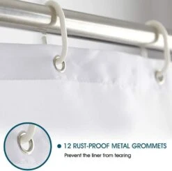 ArtSocket 4 Pcs Shower Curtain Set House Snowy Christmas Landscape Night With Non-Slip Rugs Toilet Lid Cover And Bath Mat Bathroom Decor Set 72" X 72" -Xmas Lighting Shop 51bgND4jxYL. AC SL1007 1