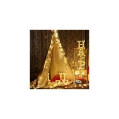 ANZHILE String Lights Plug In Fairy Lights Twinkle Lights Christmas Lights For Indoor Outdoor Bedroom Holiday Decorations,8 Modes Waterproof 33ft 100 LED Warm White,Extendable To 200 LED -Xmas Lighting Shop 51dNi1qFSIL. AC SR10001000