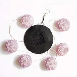 EpicGadget Sea Urchin Shell Solar Light, Sea Urchin Wind Chime Color Changing Outdoor Solar Garden Decorative Lights For Walkway Pathway Backyard Christmas Decoration Parties (Sea Urchin Shell) -Xmas Lighting Shop 51g214sqGrL. AC SL1000