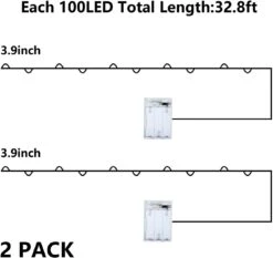 4th Of July Decorations Patriotic String Lights, 2 Pack 100LED Copper String Lights Outdoor Twinkle Lights For Fourth Of July, Christmas, Memorial Day, Independence Day Decor- Red White Blue 11 4th Of July Decorations Patriotic String Lights, 2 Pack 100LED Copper String Lights Outdoor Twinkle Lights For Fourth Of July, Christmas, Memorial Day, Independence Day Decor- Red White Blue -Xmas Lighting Shop 51gHoyy65hL. AC SL1500