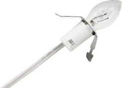 Creative Hobbies® Single Light Replacement Clip In Lamp Cord For Christmas Village House Includes Clear Light Bulb (1) -Xmas Lighting Shop 51gxidj p S. AC SL1500