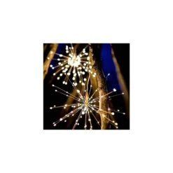 4 Pack Firework Lights 150 Led Starburst Lights 8 Modes Battery Operated Waterproof Fairy Lights With Remote Hanging Lights For Christmas Party Wedding Garden Decoration (Warm White) -Xmas Lighting Shop 51kr17ODoL. AC SR10001000