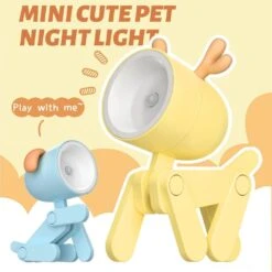 KunHe 12 Pack Puppy Dog Pet Small Mini Night Lights For Kids Cute Animal Led Night Light Lamps For Toddler PeachLoft Peach Loft Read Book Light Christmas Gift Stocking Stuffers -Xmas Lighting Shop 51kyEhRaQgL. AC SL1000