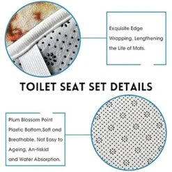 Jieprom 4PCS Christmas Snowman Shower Curtain Set With Non-Slip Rugs, Toilet Lid Cover And Bath Mat, Shower Curtain With 12 Hooks, Durable Waterproof Christmas Bathroom Decor Set -Xmas Lighting Shop 51tEJyD0wQS. AC US1000