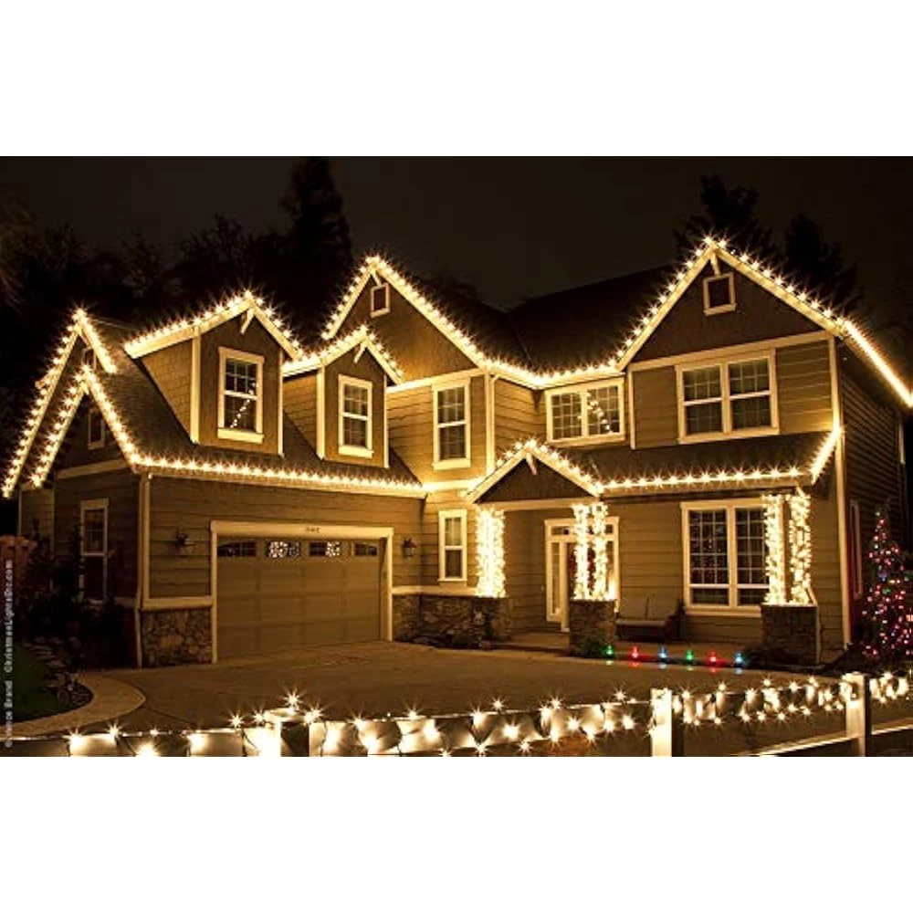 Rocky Mountain Christmas Light Clips - Versatile Heavy Duty Outdoor Plastic - Mounts To Gutter, Shingles, Siding, Roof - For String Lights, Icicle Lights, Mini Lights, C5,C6,C7,C9 - Easy Install (100) 2 Rocky Mountain Christmas Light Clips - Versatile Heavy Duty Outdoor Plastic - Mounts To Gutter, Shingles, Siding, Roof - For String Lights, Icicle Lights, Mini Lights, C5,C6,C7,C9 - Easy Install (100) - Image 2