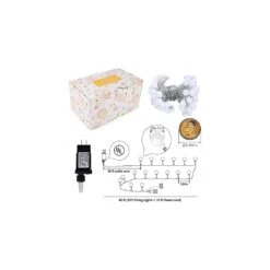 43 Ft 70 Led Christmas Lights Globe String Lights Plug In For Bedroom Decor Indoor Outdoor Fairy Light For Home Wall Garden Decorations Warm White -Xmas Lighting Shop 51zxL1MLKiL. AC SR10001000