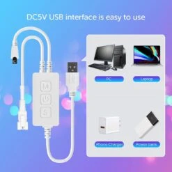 Smart Fairy String Lights WS2812B IC 32Ft USB Bluetooth Twinkle Lights With Timer And Remote, Music Sync Funny Modes Color Chasing String For Bedroom Room Curtain Christmas Wedding Party Decor IP65 -Xmas Lighting Shop 61 q rlAUL. AC SL1100