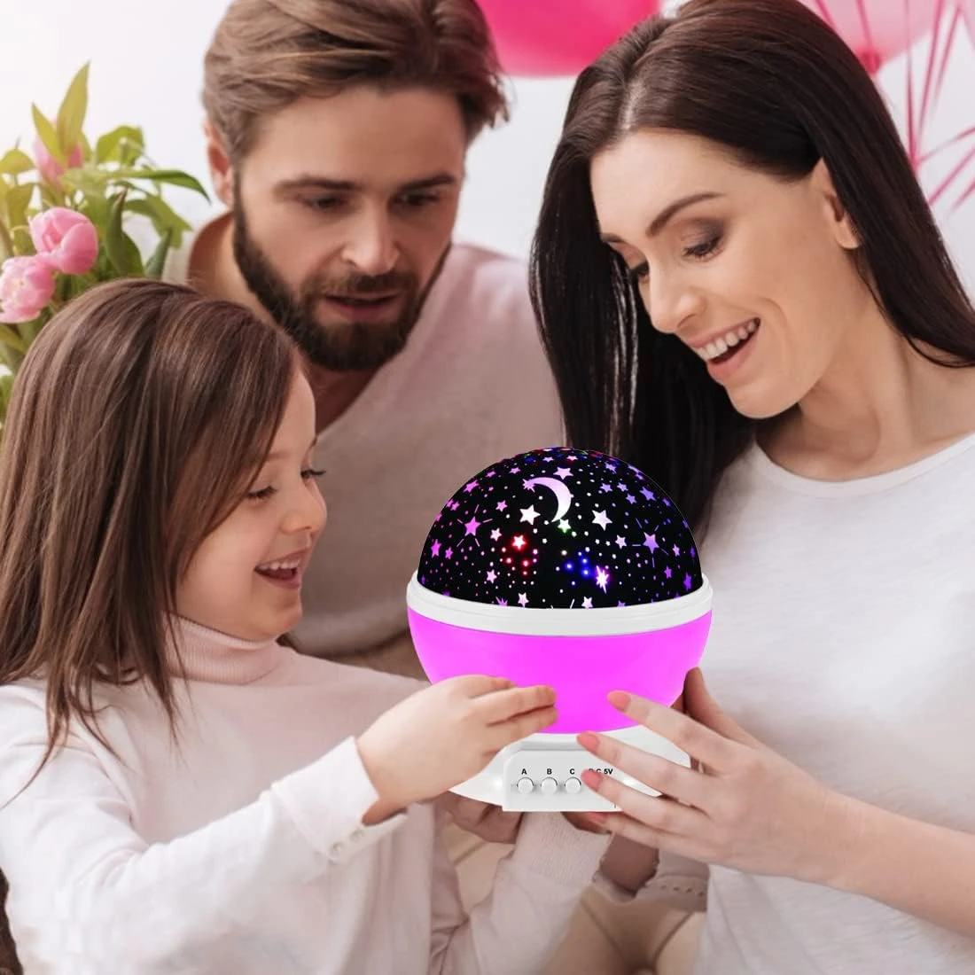 Girls Star Night Light Projector - Starry Night Light For Kids Baby Bedroom Lamp Toys For 3-12 Year Old Girls Boys Gifts Birthday Christmas Gifts Age 4-12 Year Old Girl Toy Pink 5 Girls Star Night Light Projector - Starry Night Light For Kids Baby Bedroom Lamp Toys For 3-12 Year Old Girls Boys Gifts Birthday Christmas Gifts Age 4-12 Year Old Girl Toy Pink - Image 5