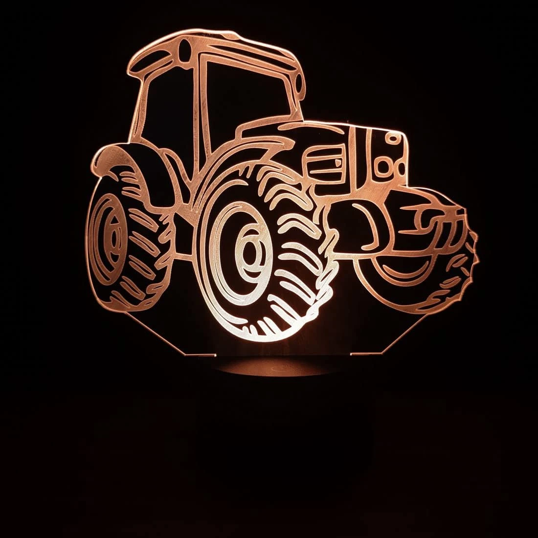 Glorivo Tractor Night Light,16 Colors Remote Control & Smart Touch Dimmable 3D Illusion Bedside Lamp,Bedroom Decoration Birthday Christmas Toy Gift For Kids Boys Girls Friends 2 Glorivo Tractor Night Light,16 Colors Remote Control & Smart Touch Dimmable 3D Illusion Bedside Lamp,Bedroom Decoration Birthday Christmas Toy Gift For Kids Boys Girls Friends - Image 2