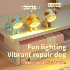 KunHe 12 Pack Puppy Dog Pet Small Mini Night Lights For Kids Cute Animal Led Night Light Lamps For Toddler PeachLoft Peach Loft Read Book Light Christmas Gift Stocking Stuffers -Xmas Lighting Shop 612O81s7OgL. AC SL1000