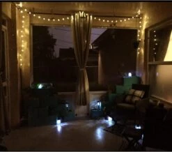 Janchs 14ft Battery Operated 20 Hanging Bulb 100 LED String Lights, Vintage Commercial Battery Outdoor Lights For Indoor Outdoor Decorations Home, Bedroom, Patio, Balcony, Christmas Party (8 Modes) -Xmas Lighting Shop 612oJVCwK3L. AC SL1500