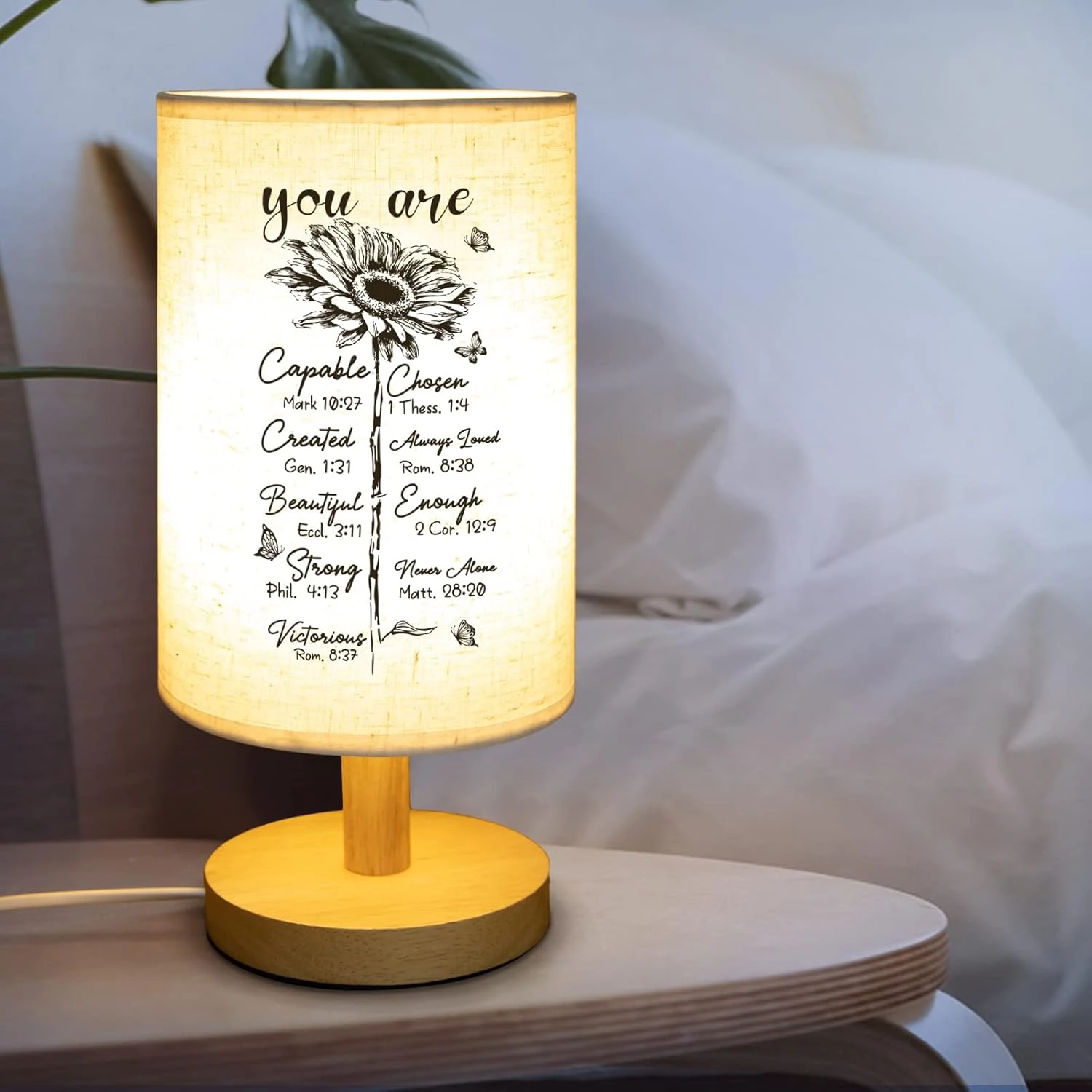 PRSTENLY Christian Gifts For Women Night Light, Christmas Thanksgiving Day Birthday Gifts For Mom Grandma, Spiritual Religious Gifts Idea, Inspiration Sunflower Gifts For Women, Friends, Sister 7 PRSTENLY Christian Gifts For Women Night Light, Christmas Thanksgiving Day Birthday Gifts For Mom Grandma, Spiritual Religious Gifts Idea, Inspiration Sunflower Gifts For Women, Friends, Sister - Image 7