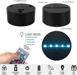 Bparty 3D Video Game Controller Lamp Night Light 3D Illusion Game On Lamp For Kids, 7 Colors Changing With Remote, Kids Bedroom Decor Perfect Christmas Birthday Gifts For Boys Girls -Xmas Lighting Shop 614JbMWCwoS. AC SL1200