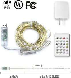 Probro Bluetooth Fairy String Lights - 66ft Dynamic DIY Halloween Lights App Control, RGB Color Changing Plug In Christmas Lights Music Sync Twinkle Lights For Xmas Tree Room Wall Indoor Outdoor Decor -Xmas Lighting Shop 615juBXqXqL. AC SL1500