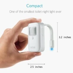 VINTAR Rechargeable RainBowl Motion Sensor Toilet Night Light - Funny & Unique Birthday Gift Idea For Dad, Mom, Him, Her, Men, Women & Kids - Cool Gadget, Best Christmas Present -Xmas Lighting Shop 6179OpTw2L. AC SL1000