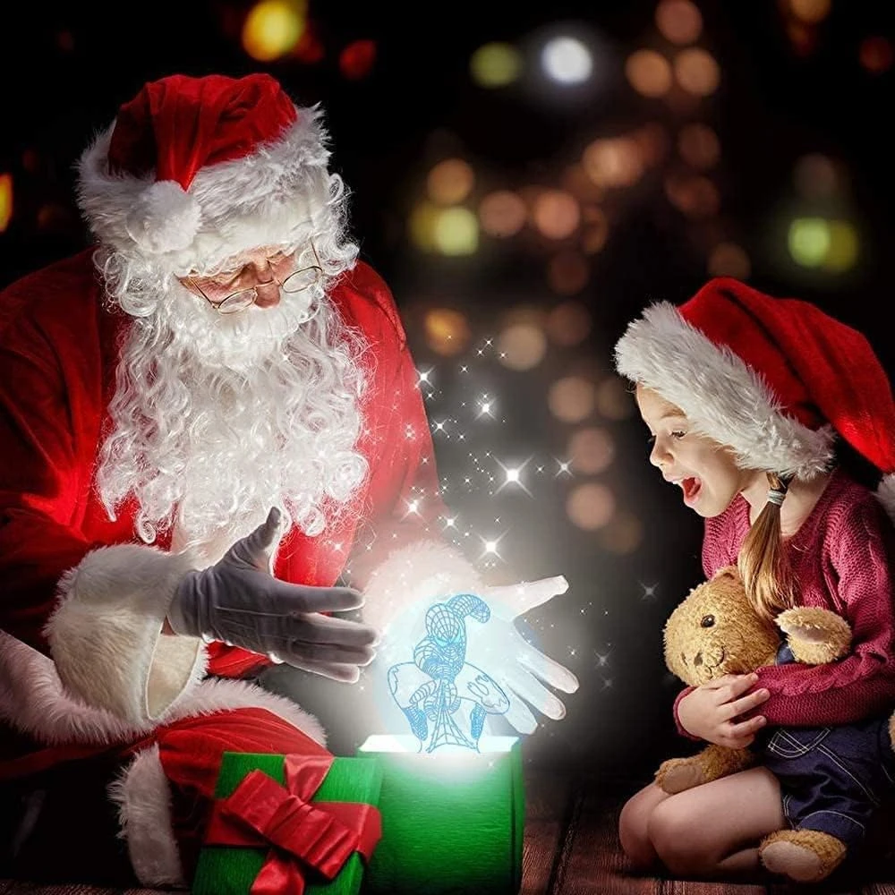 Night Light For Boys And Girls ,XXMANX 3D Nightlight Bedside Lamp 7 Colors Changing Touch & Remote Control Boys Toys Christmas Gifts For Men Kids (Remote & Touch 6 Night Light For Boys And Girls ,XXMANX 3D Nightlight Bedside Lamp 7 Colors Changing Touch & Remote Control Boys Toys Christmas Gifts For Men Kids (Remote & Touch - Image 6