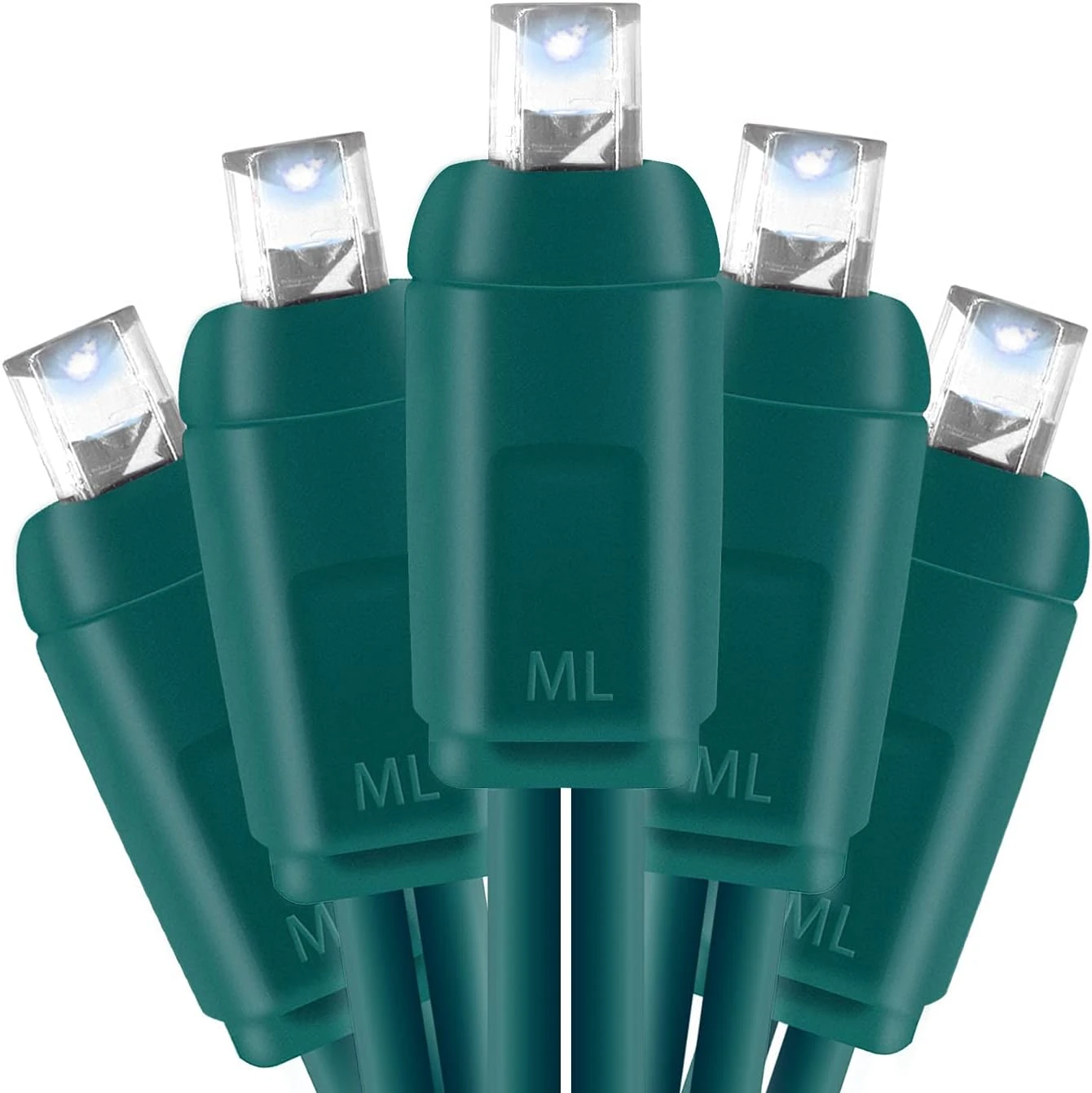 Yongzhenlite 50 Count Wide Angle 5MM Mini LED Christmas Lights,White Led String Lights For Outdoor And Indoor Christmas Trees Decoration,Commercial Grade,Green Wire,17Feet,UL Listed (Cool White) 1 Yongzhenlite 50 Count Wide Angle 5MM Mini LED Christmas Lights,White Led String Lights For Outdoor And Indoor Christmas Trees Decoration,Commercial Grade,Green Wire,17Feet,UL Listed (Cool White)