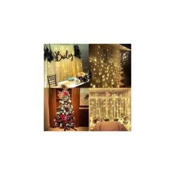 ANZHILE String Lights Plug In Fairy Lights Twinkle Lights Christmas Lights For Indoor Outdoor Bedroom Holiday Decorations,8 Modes Waterproof 33ft 100 LED Warm White,Extendable To 200 LED -Xmas Lighting Shop 61AYxg8S34L. AC SR10001000