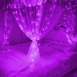 Twinkle Star, 6 Inches Indoor Outdoor, LED String Light For Christmas Wedding Party Home Garden Bedroom Outdoor Indoor Wall Decoration (Purple) -Xmas Lighting Shop 61B7XDxLLkL. AC SL1001