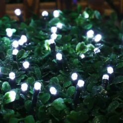 Flacchi Christmas Lights 82 Ft 200 LED Timer 8 Modes Low Voltage String Lights Indoor Outdoor White -Xmas Lighting Shop 61BDhIgATTL. AC SL1000