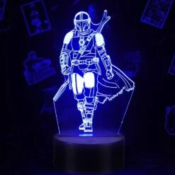 Star Wars 3D Illusion Lamp For Kids, 4 Patterns 3D Night Light With Timing Remote Control And 16 Color Changing Decor Lamp, Star Wars Toys Birthday And Christmas Gifts For Boys Men Kids Fans -Xmas Lighting Shop 61CbyUA2DL. AC SL1000