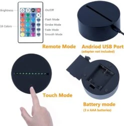 Football Helmet Shape 3D LED Optical Illusion Acrylic Night Light 7 Colors Change Dimmable USB Powered Bedroom Decoration Table Lamp Birthday Christmas Gift For Child Kids SF Fans, Men, Women, Teens -Xmas Lighting Shop 61DnAEclDFL. AC SL1022 7