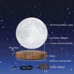 DTOETKD Floating Moon Lamp, Magnetic Levitating Moon Lamp 18 Colors 5.9inch Spinning 3D Night Light With Remote & Magnetic Base, Room Decor Moon Light, Birthday Christmas Gifts For Kids -Xmas Lighting Shop 61EvGTUaanL. AC SL1500