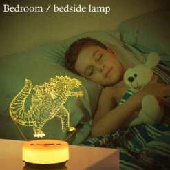 SHINECLOUD God-Zilla Night Light King-of-Monsters Lamp Toys 14 Color LED Decor Light,Romote Control&Entity Keys, Birthday, Christmas Gifts For Boys & Children(New Generation) -Xmas Lighting Shop 61Fqu22iyuL. AC SL1001