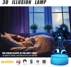 FLOWDUCK Christmas Toys For Kids, 3D Toys Night Light - 6 Patterns 16 Color Change 3D Illusion Lamp With Remote, Christmas Birthday Gifts For Kids, Boys, Girls -Xmas Lighting Shop 61GFtAuR5L. AC SL1000