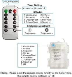 LED Rope Lights Battery Operated 8 Modes Timer Fairy String Lights With Remote,40Ft 120 LEDs Outdoor Tube Light Waterproof For Christmas Bedroom Patio Pool Garden Boat Camping Décor (Warm White) -Xmas Lighting Shop 61HV5rO2uwL. AC SL1300