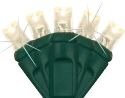 SoftTwinkle Slow Twinkling Christmas Lights, Soft Twinkle String Lights Pulsing Christmas Lights (50 Lights, 17 Ft, Warm White)